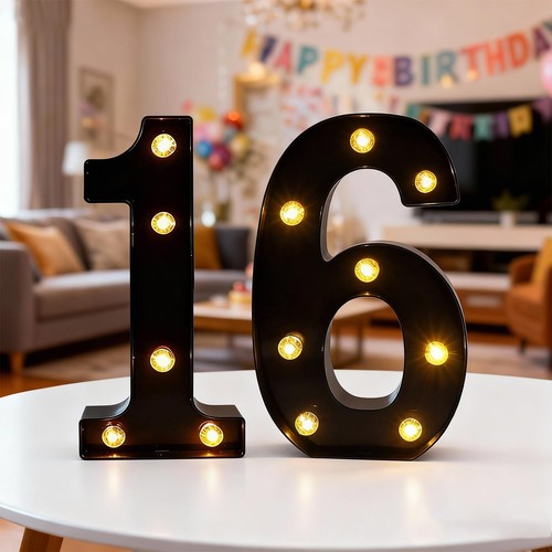Led light numbers 5inch - up,