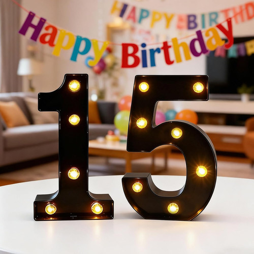 Led light numbers marquee - led,