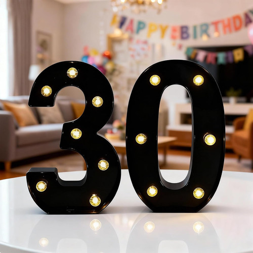 Led light numbers - led, up