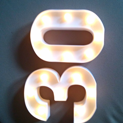 Led marquee number light - 30,