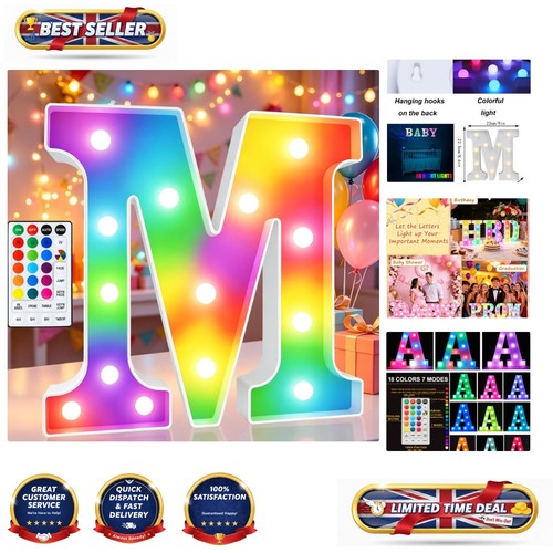 Colorful led marquee letter - colorful,