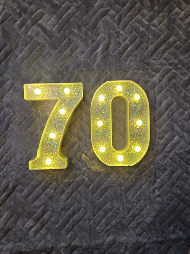 Light marquee number led - light-up, 70