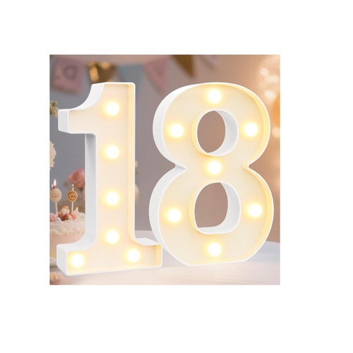 Led marquee number - led,