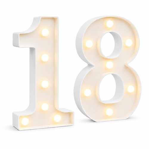 Led light numbers 20cm - up,