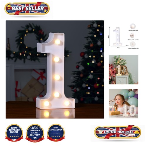 Modern led marquee number - number, sign