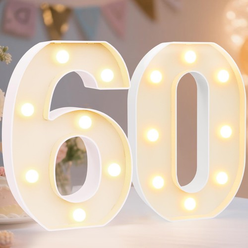 Decorative led light - up, number