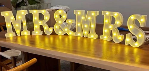 Mrs led light - light, marquee