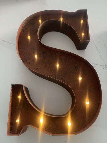 Letter lights wedding - letter,