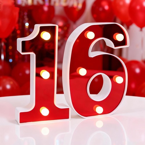Light numbers 16th - 16,