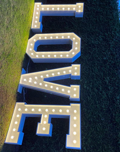 Love light marquee - love, letters