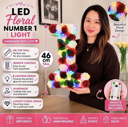46cm led marquee number - number, 1