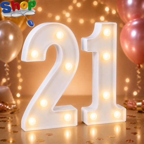 21st birthday decorations led - decorations,