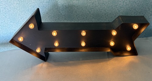 Metal illuminated marquee - metal,