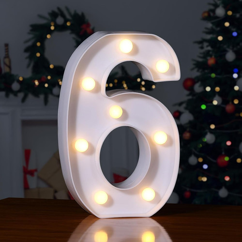 Led light numbers sign - numbers,
