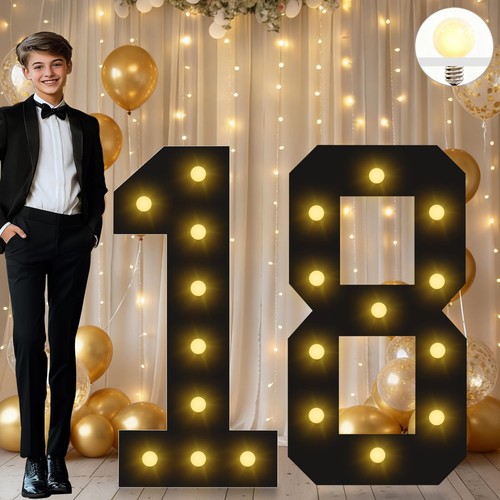 Large 4ft light numbers - up,