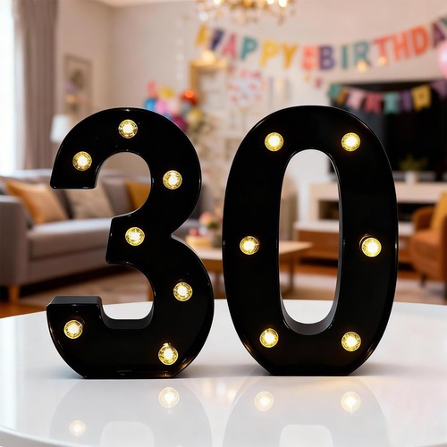 Led light numbers marquee - light,