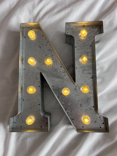 Marquee light monogram - marquee, up