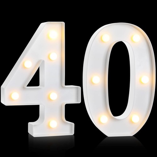 Portable 40th birthday led - portable,