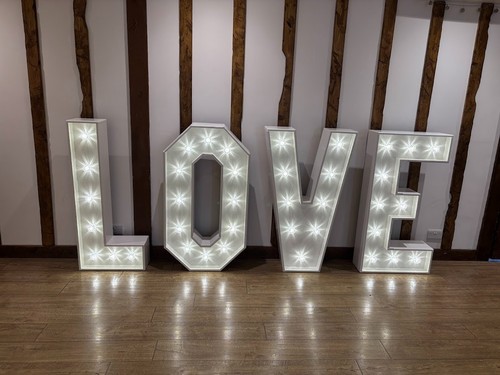 Marquee love letters sign - marquee,