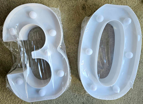Led marquee number - number, 30