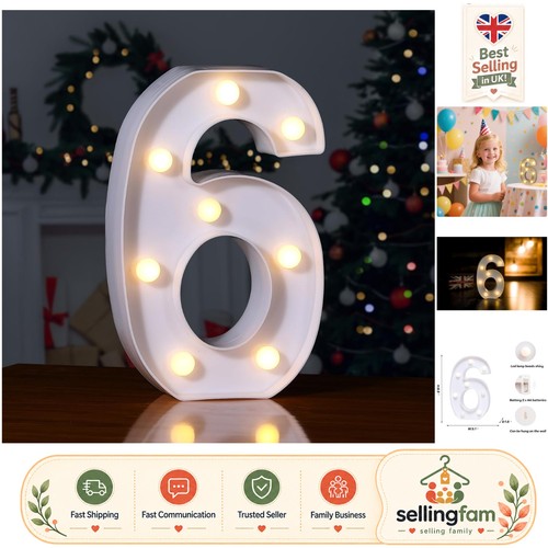 Modern led number sign - modern,