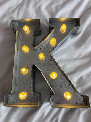 Marquee light monogram - marquee,