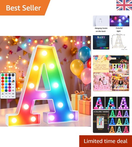 Light colorful led marquee - up,