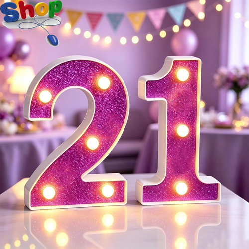 Light numbers 6 3inch - light,